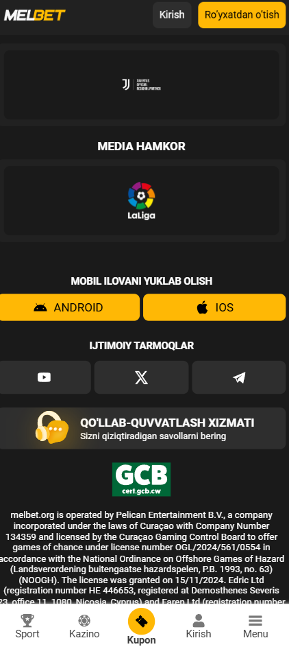 melbet apk
